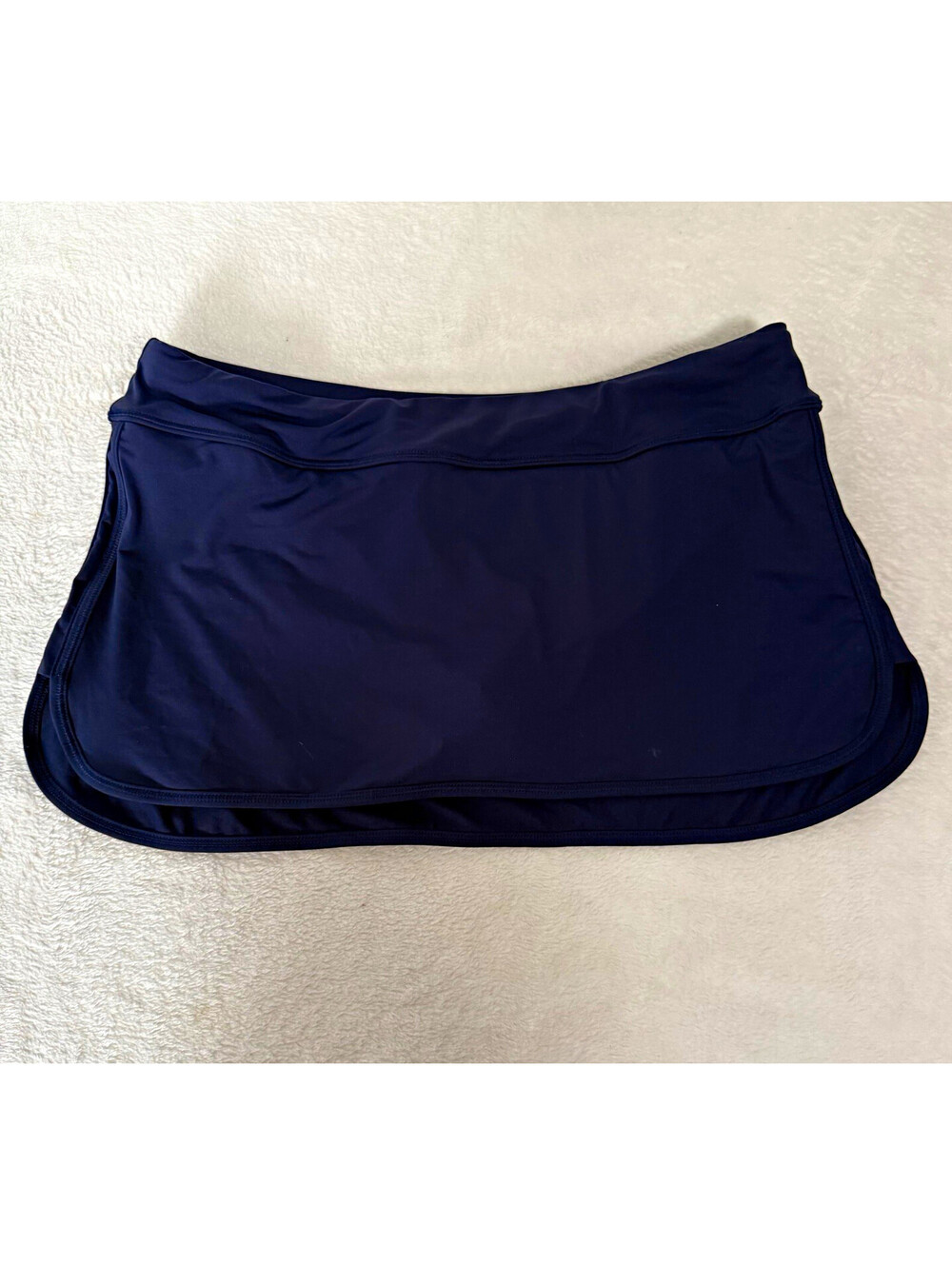 Athleta Tidal Swim Skirt Women’s Small Navy Blue Built In Brief Swim Bottom